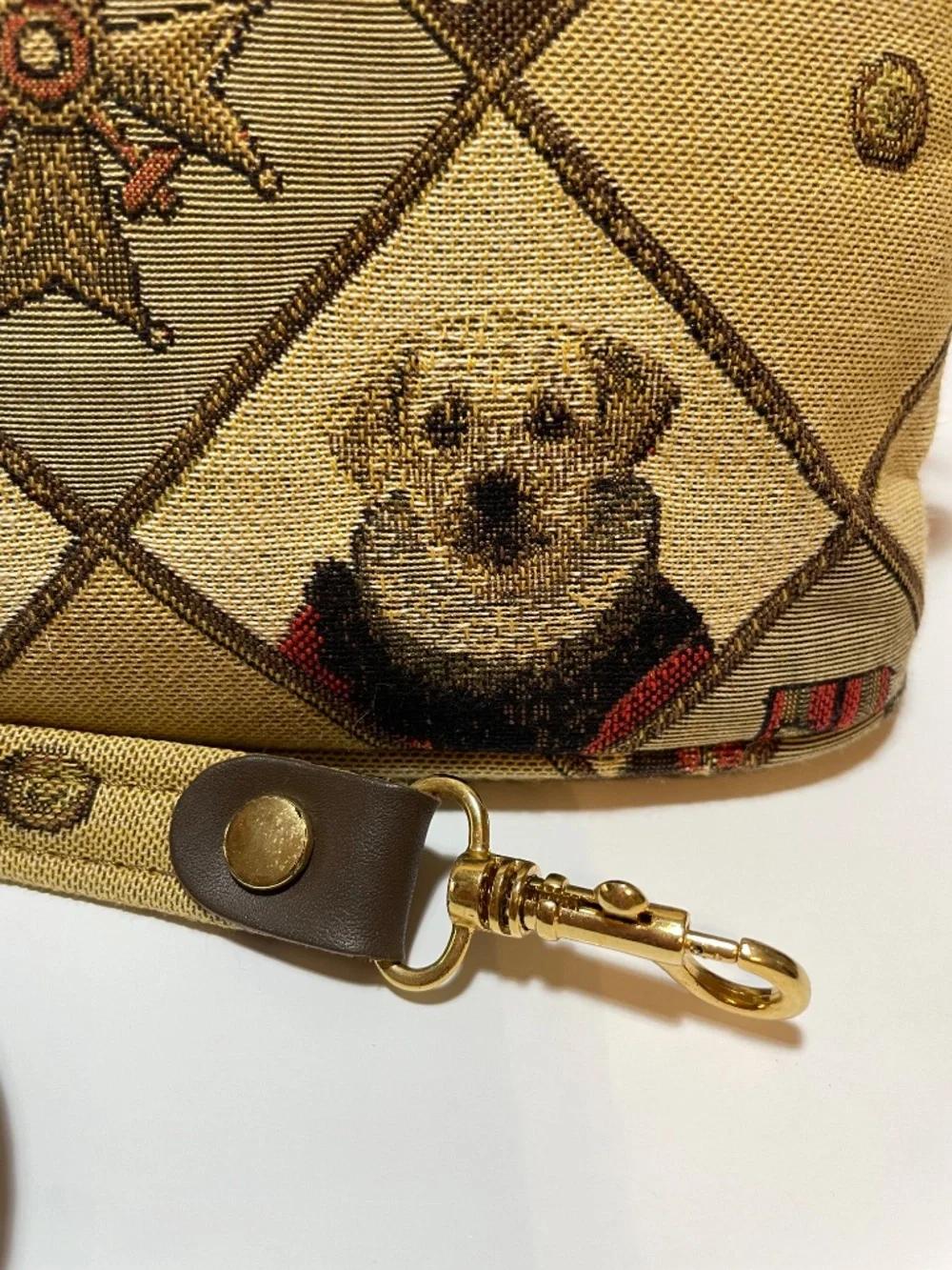 Vintage Dog Tapestry Crossbody Purse by Gobelins Art - Picture 7 of 11